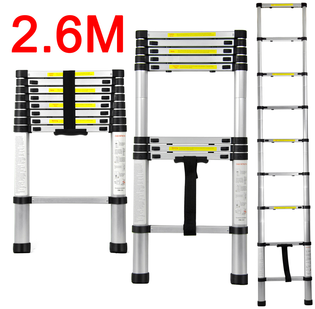 2.6 Meters Telescopic Ladder Alltech Security Systems Kenya 0722967544